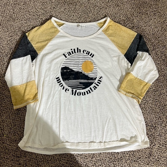 “ faith can move mountains”shirt - Picture 1 of 4